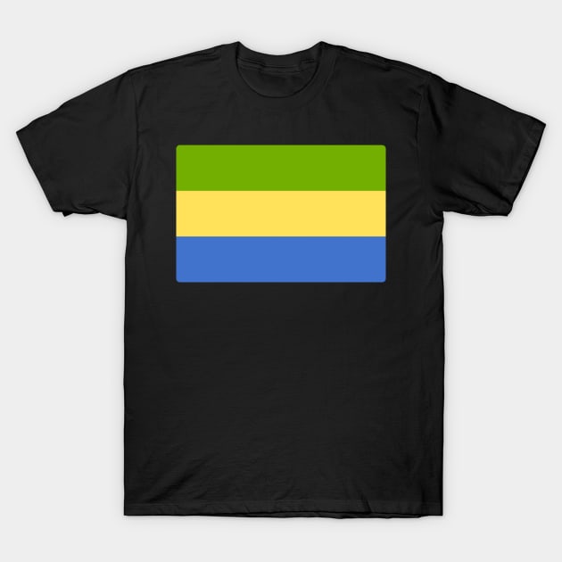 FLAG OF GABON T-Shirt by Just Simple and Awesome